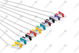 Midmark Compatible One Piece Reusable ECG Cable - IEC - 10 Leads Grabber