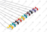 ZOLL Compatible One Piece Reusable ECG Cable - IEC - 10 Leads Grabber