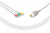 Philips M1735A Compatible One Piece Reusable ECG Cable
