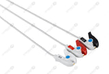 COLIN Compatible One Piece Reusable ECG Cable - AHA - 3 Leads Grabber