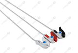 Datascope Compatible One Piece Reusable ECG Cable - AHA - 3 Leads Grabber