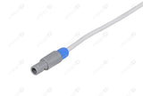 BIOSYS Compatible One Piece Reusable ECG Cable - IEC - 3 Leads Grabber
