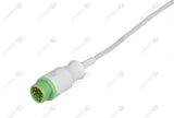 Siemens Compatible One Piece Reusable ECG Cable - AHA - 3 Leads Grabber