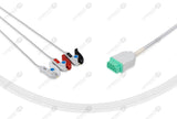 Marquette Compatible One Piece Reusable ECG Cable 3 Leads Grabber