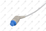 Datex Compatible One Piece Reusable ECG Cable - IEC - 3 Leads Grabber