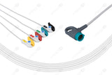 Medtronic Compatible One Piece Reusable ECG Cable - IEC - 4 Leads Grabber