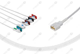 MEK Compatible One Piece Reusable ECG Cable 5 Leads Grabber