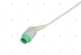 Bruker Compatible One Piece Reusable ECG Cable - IEC - 5 Leads Snap