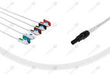 Welch Allyn 5 lead grabber end One Piece Reusable ECG Cable