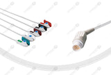 Mennen Compatible One Piece Reusable ECG Cable 5 Leads Grabber