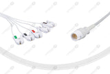 Philips Compatible One Piece Disposable ECG Cable-M1977A 5 Leads Grabber Box of 10