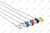 Philips Compatible One Piece Reusable ECG Cable - IEC - 5 Leads Grabber