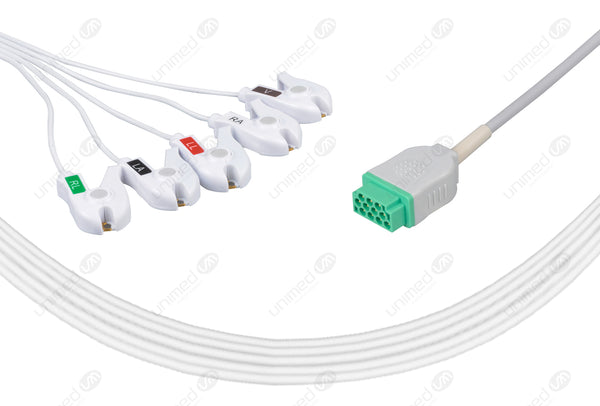 Marquette Compatible One Piece Disposable ECG Cable