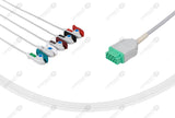 Marquette Compatible One Piece Reusable ECG Cable 5 Leads Grabber