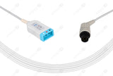 AAMI 6Pin Compatible ECG Trunk cable -AHA - 3 Leads/AA Style 3-pin with Resistance