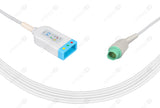 Mennen Compatible ECG Trunk cable - IEC - 3 Leads/AA Style 3-pin