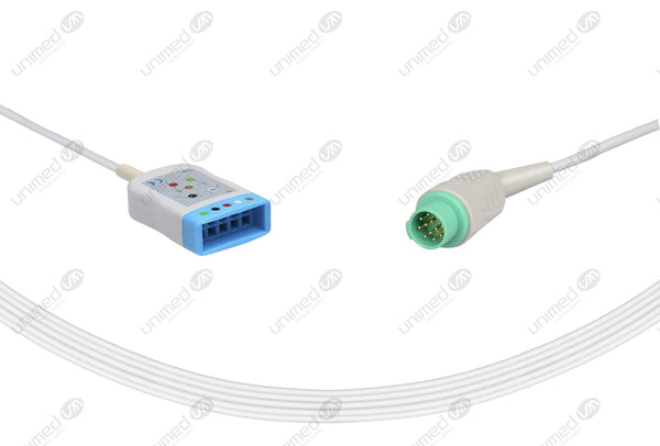 Mennen Compatible ECG Trunk Cables 5 Leads,AA Style 5-pin