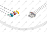 Philips-AA Type Compatible Reusable ECG Lead Wire - IEC - 3 Leads Grabber