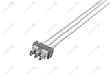 Philips-AA Type Compatible Reusable ECG Lead Wire - AHA - 3 Leads Grabber