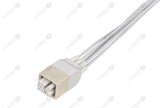 GE Compatible ECG Telemetry cable - AHA - 5 Leads Snap