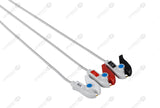 Philips-AA Type Compatible ECG Telemetry cable - AHA - 3 Leads Grabber
