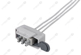 Philips-AA Type Compatible ECG Telemetry cable - AHA - 3 Leads Snap