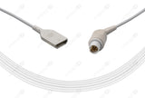 AAMI 6Pin Compatible IBP Adapter Cable - PVB Connector