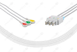Bionet Compatible Reusable ECG Lead Wire - IEC - 3 Leads Snap