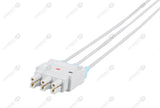 Bionet Compatible Reusable ECG Lead Wire - AHA - 3 Leads Snap