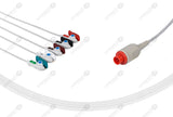 Colin Compatible Reusable ECG Lead Wires 5 Leads Grabber