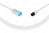MEK Compatible ECG Trunk Cables - IEC - 3 Leads/Din Style 3-pin