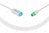 GE-Hellige Compatible ECG Trunk Cables - IEC - 3 Leads/Din Style 3-pin