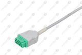 Marquette Compatible ECG Trunk cable - IEC - 3 Leads/Din Style 3-pin