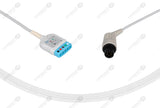 AAMI 6Pin Compatible ECG Trunk Cables 5 Leads,Din Style 5-pin