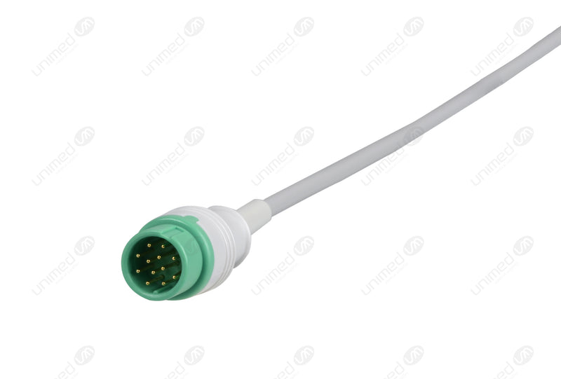 DRE Compatible ECG Trunk Cables - IEC - 5 Leads/Din Style 5-pin