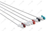 Din Compatible Reusable ECG Lead Wire - AHA - 5 Leads Neonate Grabber
