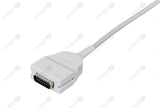 Burdick Compatible One Piece Reusable EKG Cable - AHA