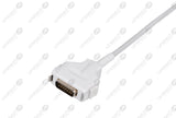 Fukuda Compatible One Piece Reusable EKG Cable - IEC