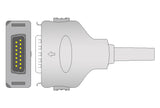 Fukuda Compatible One Piece Reusable EKG Cable - AHA