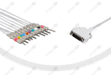 Mortara Compatible One Piece Reusable EKG Cable 3mm Needle