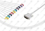 Philips Compatible One Piece Reusable EKG Cable - IEC - Grabber