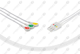 Philips Compatible Reusable ECG Lead Wire with IEC color coding