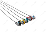 Philips Compatible Reusable ECG Lead Wire - IEC - 5 Leads Grabber