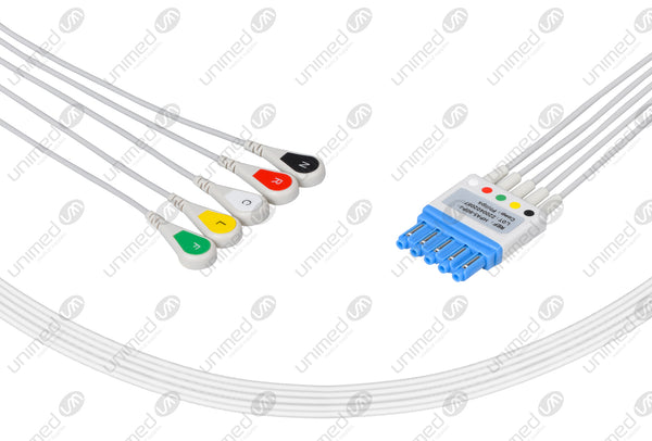 Philips compatible ecg lead wire HPA5-90S-I