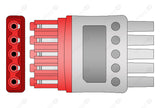 Philips Compatible Reusable ECG Lead Wire - IEC - 5 Leads (Chest Lead) Grabber