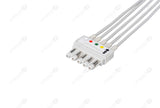 Spacelabs Compatible Reusable ECG Lead Wires - IEC - 5 Leads Grabber