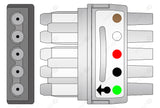 Spacelabs Compatible Reusable ECG Lead Wires - AHA - 5 Leads Grabber