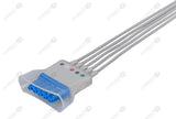 Philips Compatible ECG Telemetry cable - AHA - 5 Leads Grabber