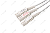 LL Compatible Reusable ECG Lead Wire - AHA - 3 Leads Grabber