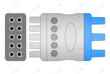 GE/Marquette Compatible Reusable ECG Lead Wire - AHA - 3 Leads Snap